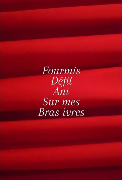 Fourmis défilant sur mes bras ivres.