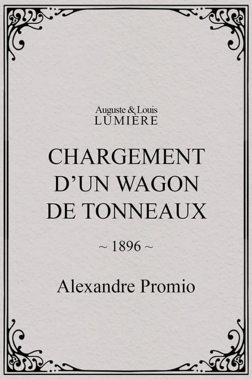 Chargement d’un wagon de tonneaux