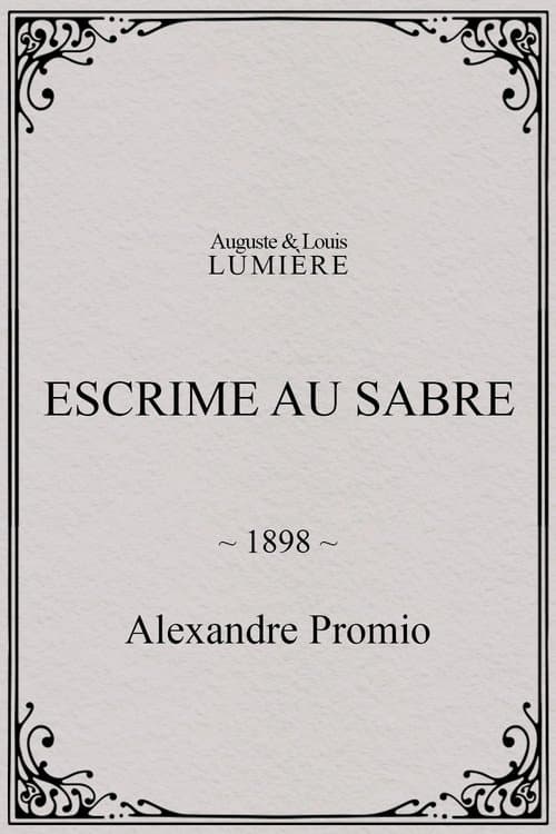 Escrime au sabre