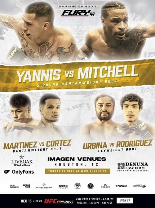 Fury FC 99: Yannis vs. Mitchell