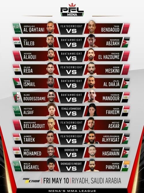PFL 2024 MENA #1: Regular Season - Taleb vs. Abzakh